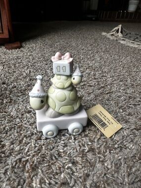 1998 Precious Moments Enesco 11th Birthday Turtle Figurine